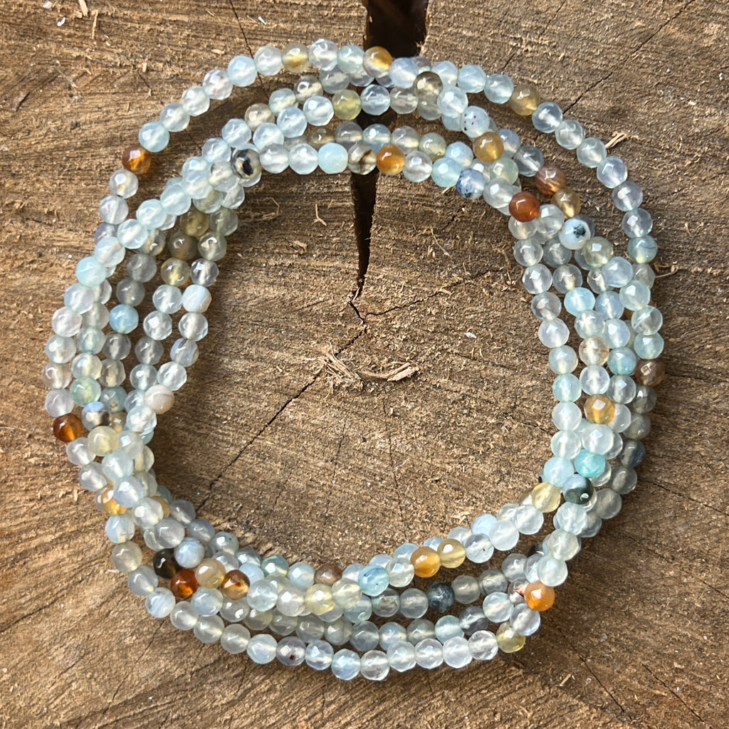 Bratara fatetata jad albastru 4mm, pietre semipretioase - druzy.ro 3 