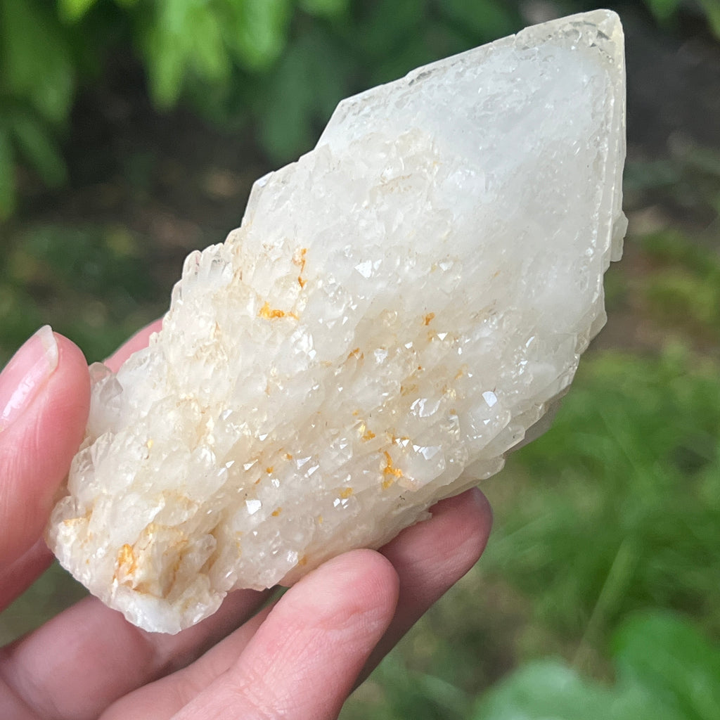 Varf cuart celest, cuart lumanare ( ananas) model 3, pietre semipretioase - druzy.ro 2 