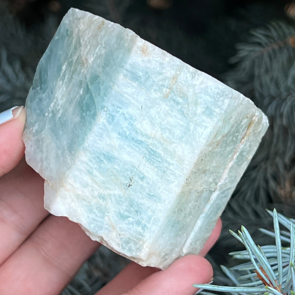 Acvamarin Pakistan piatra bruta model pk23, pietre semipretioase - druzy.ro 7 