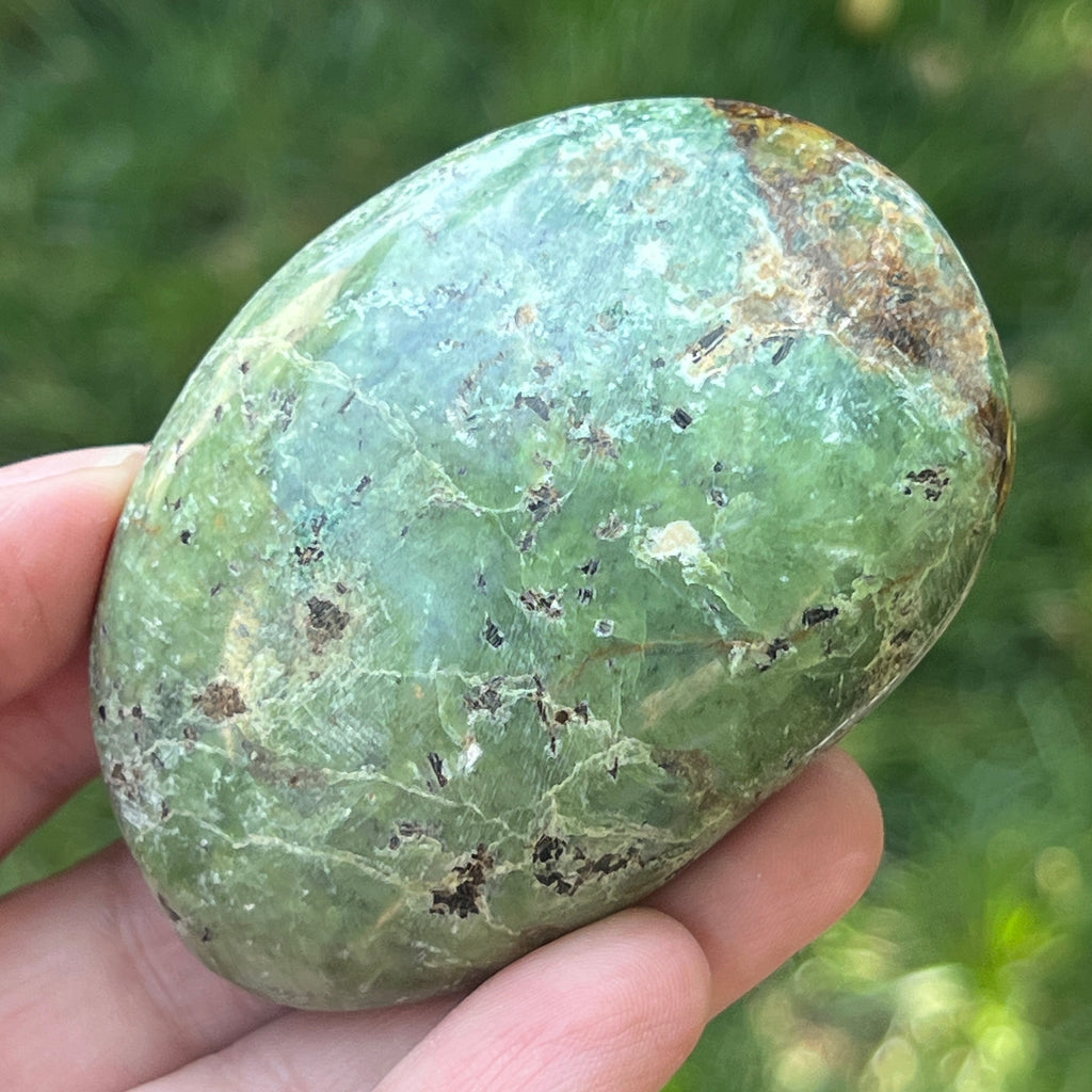 Palmstone crisopraz| Model 2, pietre semipretioase - druzy.ro 4 