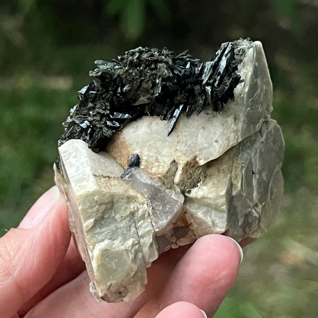 Cluster egirin cuart fumuriu/negru Zomba m23, pietre semipretioase - druzy.ro 7 