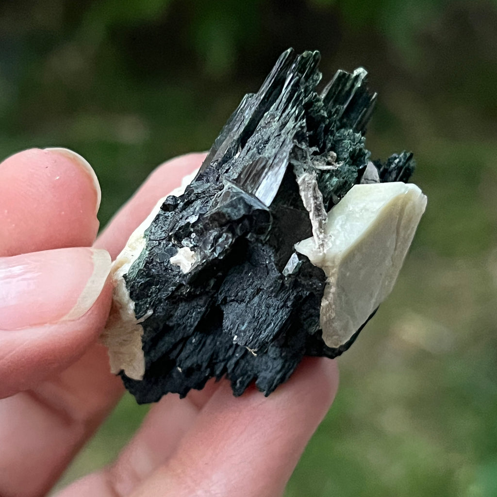 Cluster egirin mini cuart fumuriu/negru Zomba m8, pietre semipretioase - druzy.ro 9 