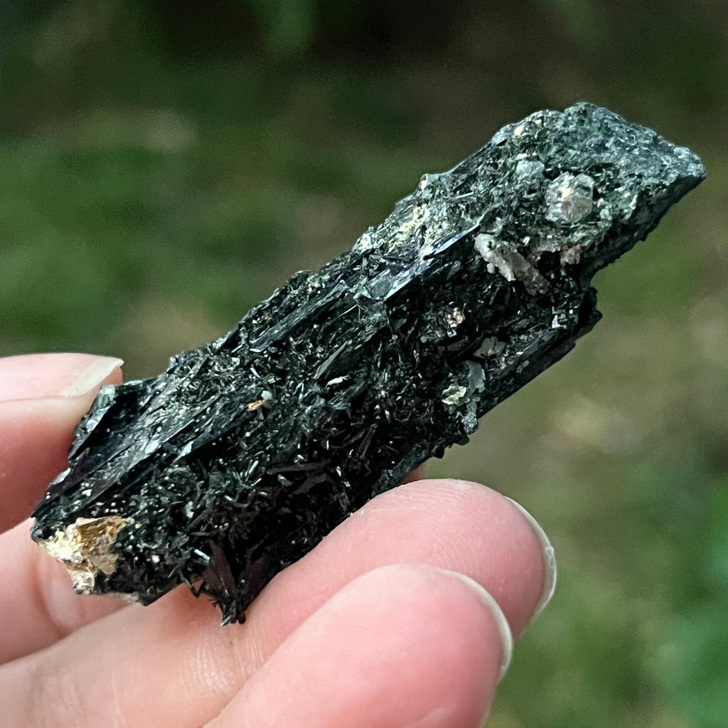 Cluster egirin mini cuart fumuriu/negru Zomba m10, pietre semipretioase - druzy.ro 1 
