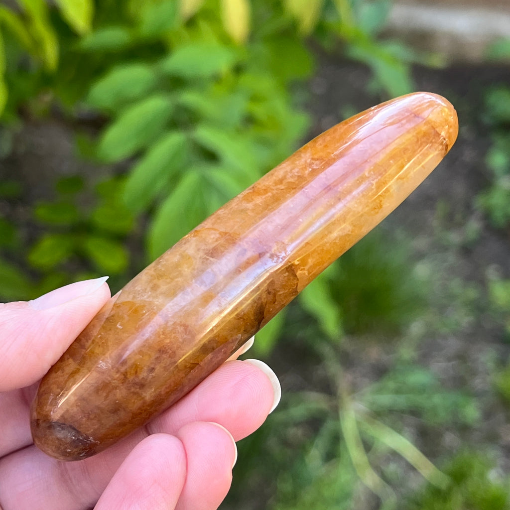 Bagheta golden healer, cuart lamaie model 8, pietre semipretioase - druzy.ro 3 