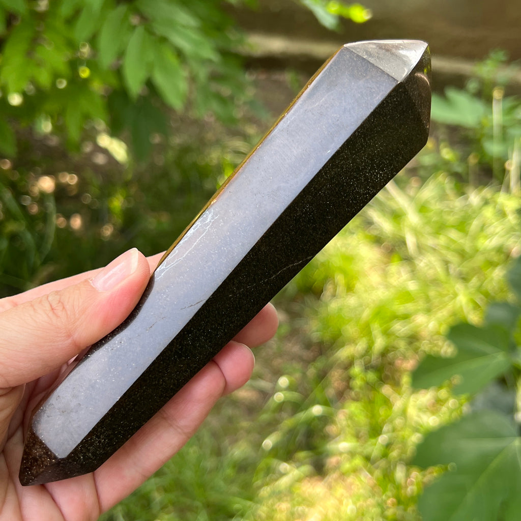 Bagheta dublu varf ochi de tigru model 1, pietre semipretioase - druzy.ro 10 