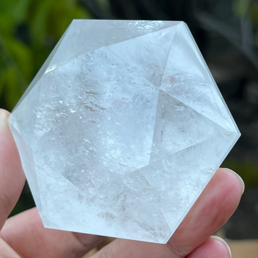Cuart forma diamant caliate extra, cristal de stanca/cuart incolor m5, pietre semipretioase - druzy.ro 1 