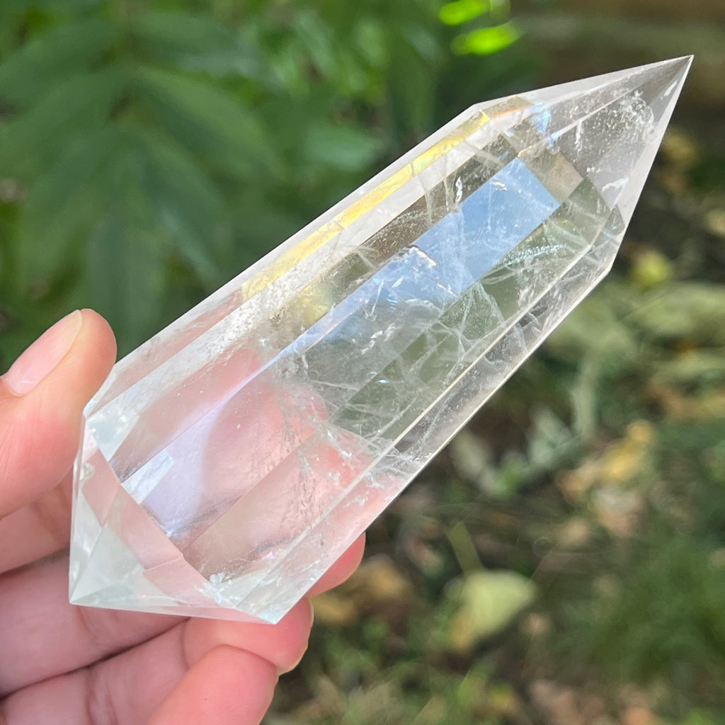 Bagheta cuart vogel, 12 fete, Brazilia model 19, pietre semipretioase - druzy.ro 1 
