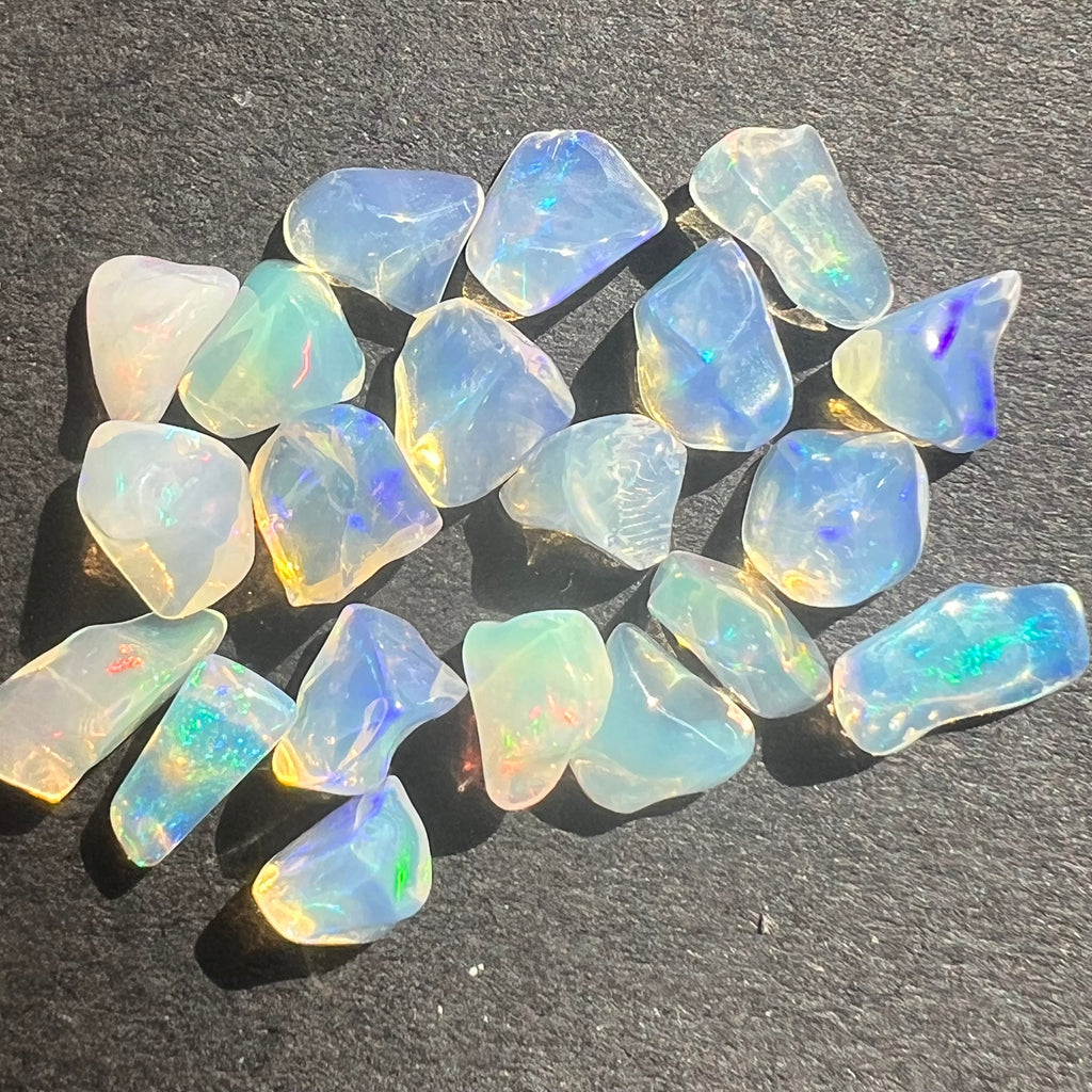 Opal de foc, opal Etiopia 0.5 cm, druzy.ro, cristale 2