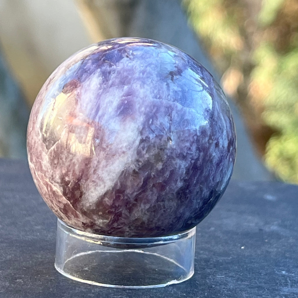 Lepidolit sfera model 8, druzy.ro, cristale 1
