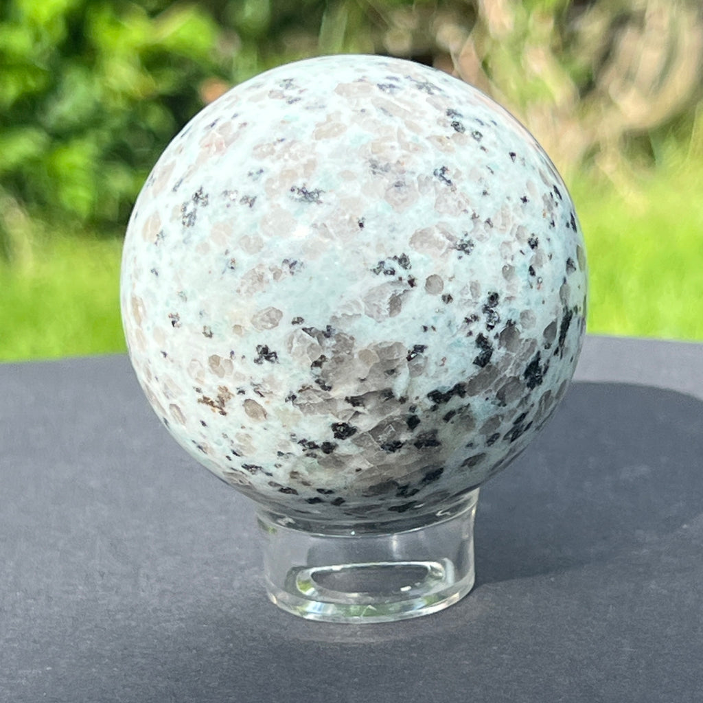Sfera jasp kiwi model 3, pietre semipretioase - druzy.ro 2 
