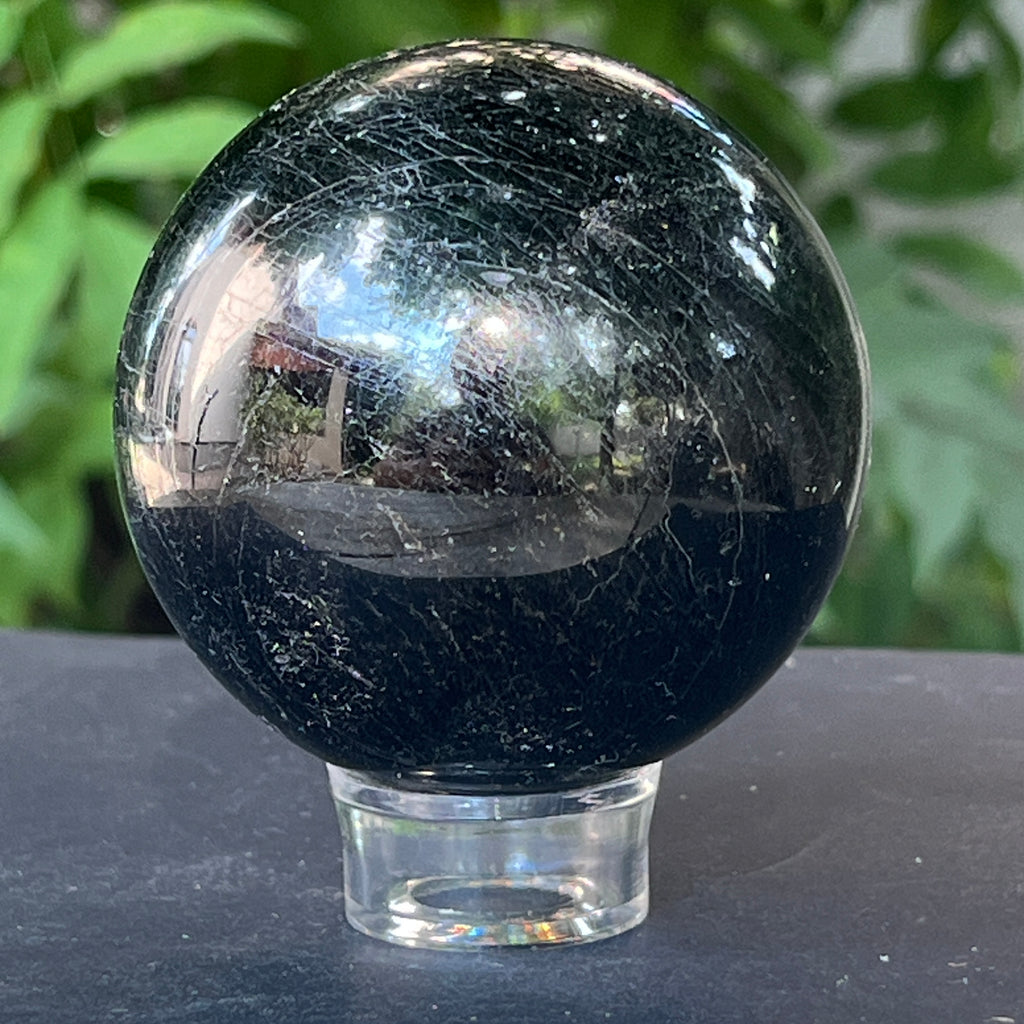 Sfera turmalina neagra din Madagascar model 6, pietre semipretioase - druzy.ro 5 