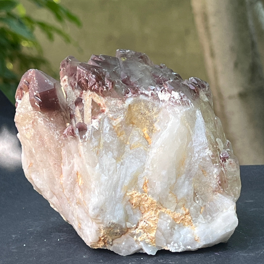 Cluster rosu hematoid din Zimbabwe model 12, pietre semipretioase - druzy.ro 3 