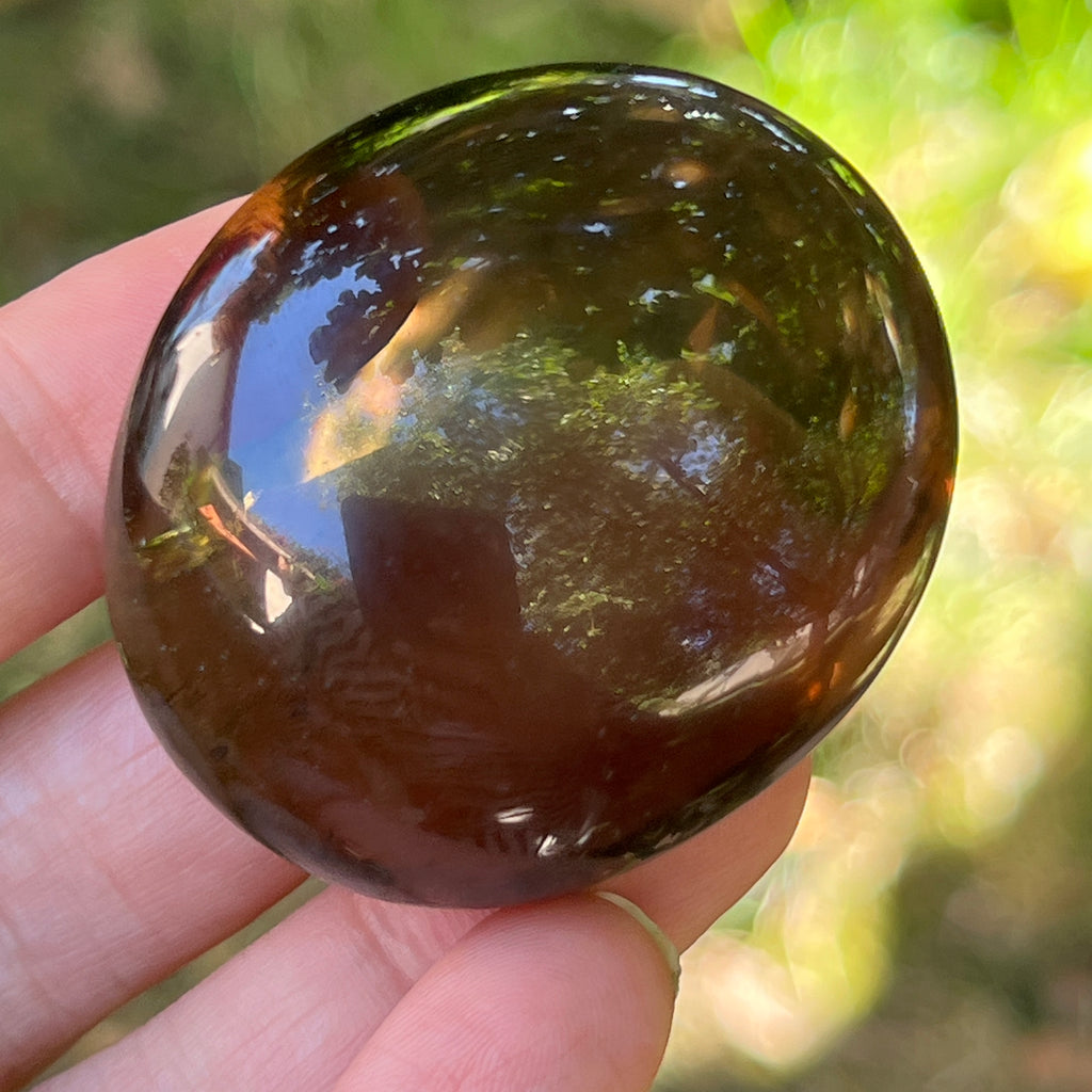 Palmstone cuart fumuriu unicat, model 7, pietre semipretioase - druzy.ro 2 
