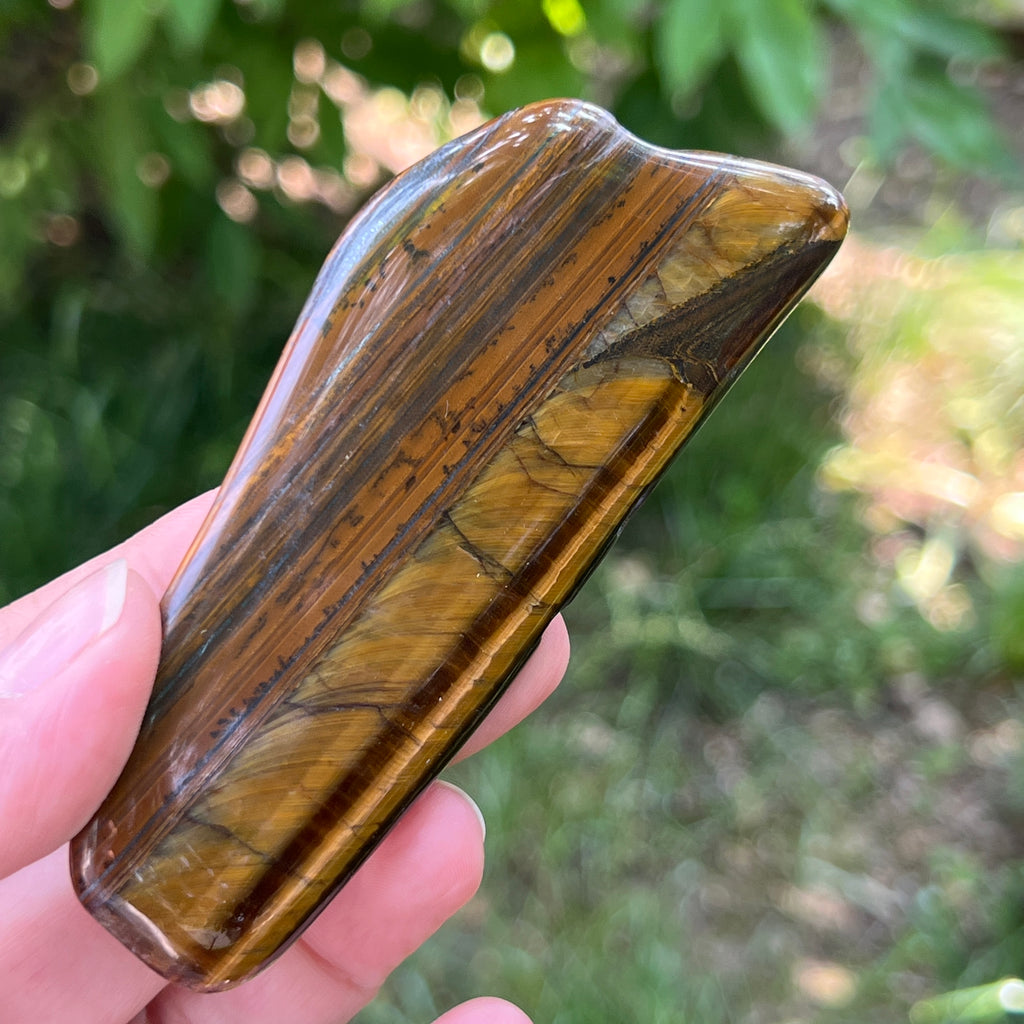 Ochi de tigru (din Prieska Africa) model 11, pietre semipretioase - druzy.ro 3 