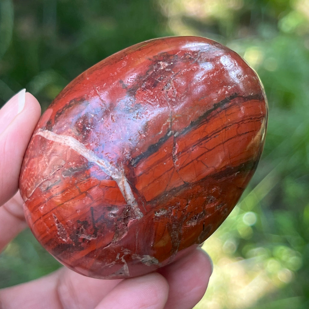 Ou jasp rosu din Zimbabwe model 8, pietre semipretioase - druzy.ro 12 