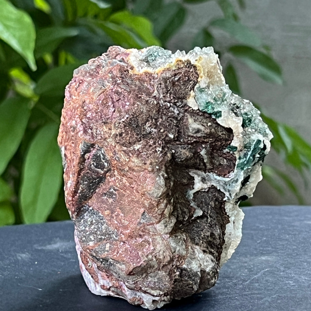Malachit in matrix cupru din Congo model 5, pietre semipretioase - druzy.ro 4 