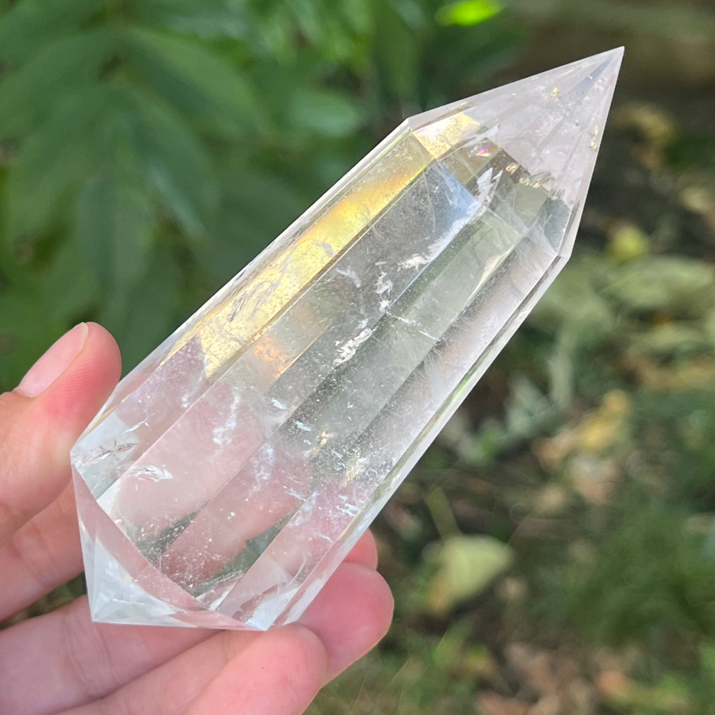 Bagheta cuart vogel, 12 fete, Brazilia model 19, pietre semipretioase - druzy.ro 6 