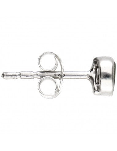 Cercei stud opal din argint Round | Model 2, pietre semipretioase - druzy.ro 2 