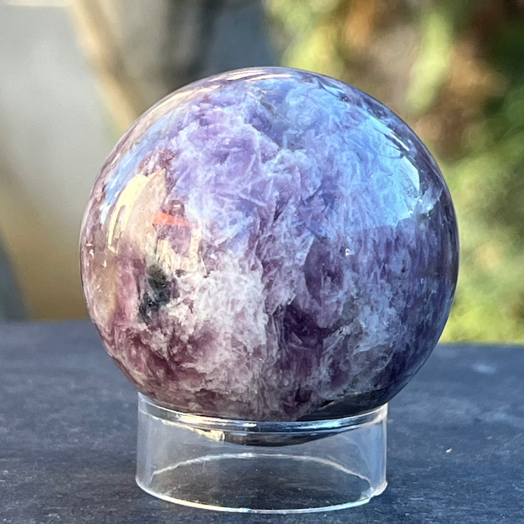 Lepidolit sfera model 8, druzy.ro, cristale 2