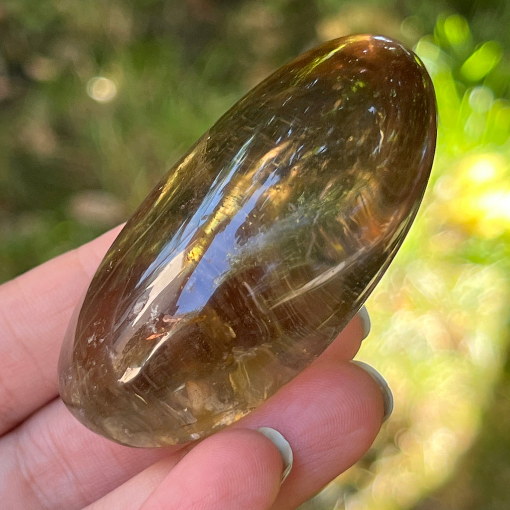 Palmstone cuart fumuriu unicat, model 1, pietre semipretioase - druzy.ro 2 