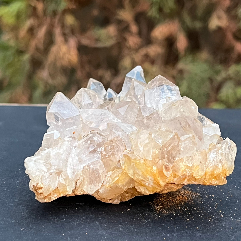 Cluster felie cuart incolor cristal de stanca din Zambia model 2, druzy.ro, cristale 6