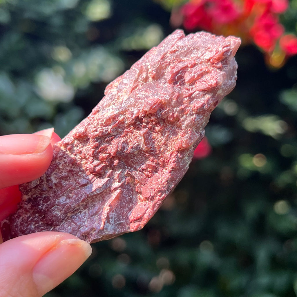Cluster rosu hematoid din Zimbabwe model 2, pietre semipretioase - druzy.ro 3