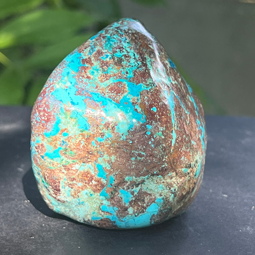 Shattuckite forma libera/palmstone m13, pietre semipretioase - druzy.ro 7 