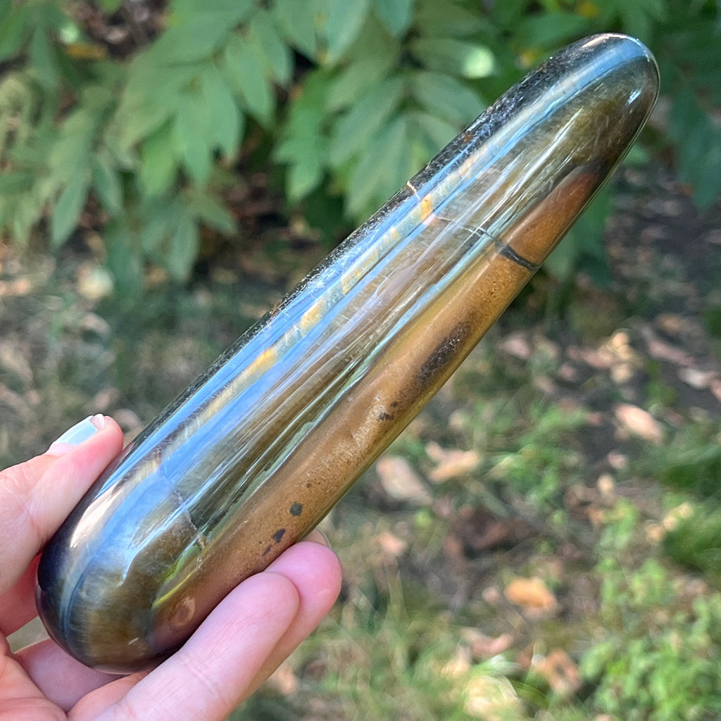 Bagheta masaj ochi de tigru m6, pietre semipretioase - druzy.ro 6 