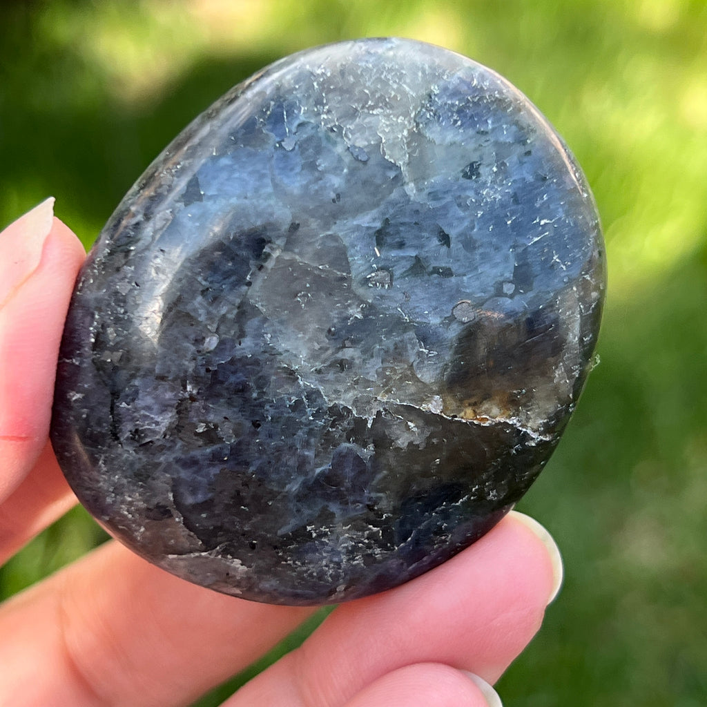 Palmstone Iolit (safir de apa) din Madagascar model 9, pietre semipretioase - druzy.ro 6 