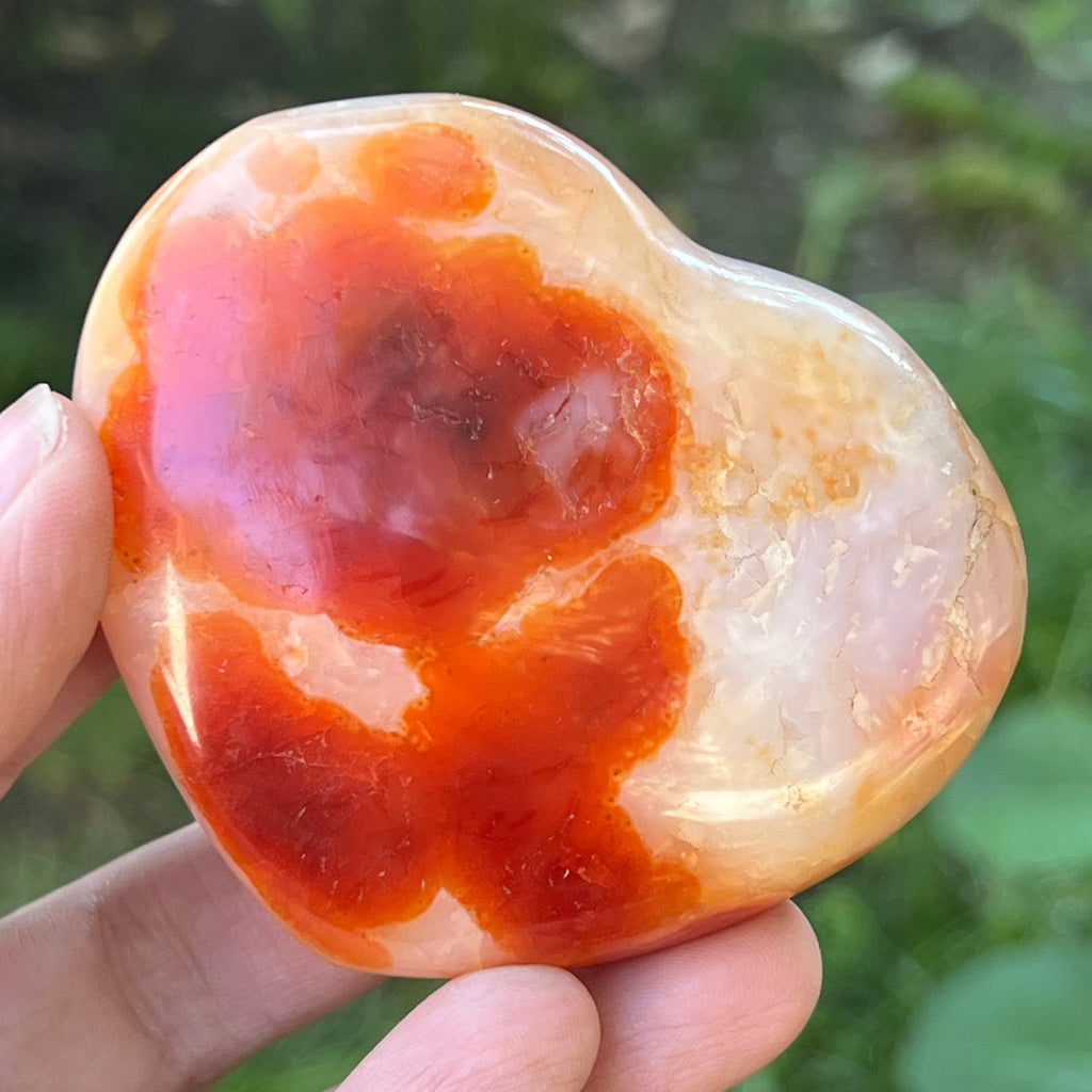 Carneol inima m7, pietre semipretioase - druzy.ro 1 