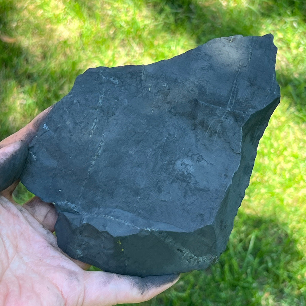 Shungit piatra bruta XXL model 5, pietre semipretioase - druzy.ro 3 