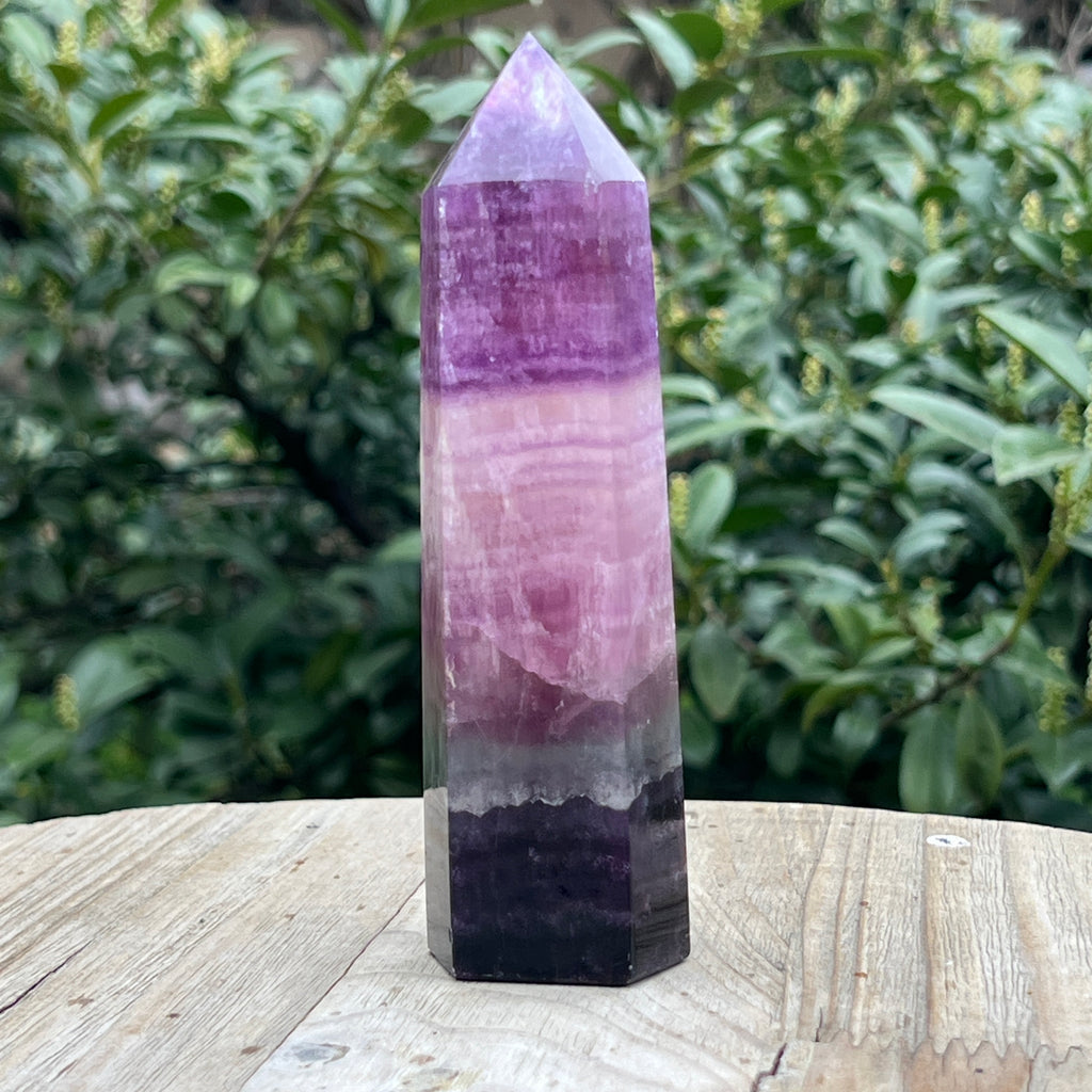 Obelisc fluorit curcubeu model XL1, pietre semipretioase - druzy.ro 3 