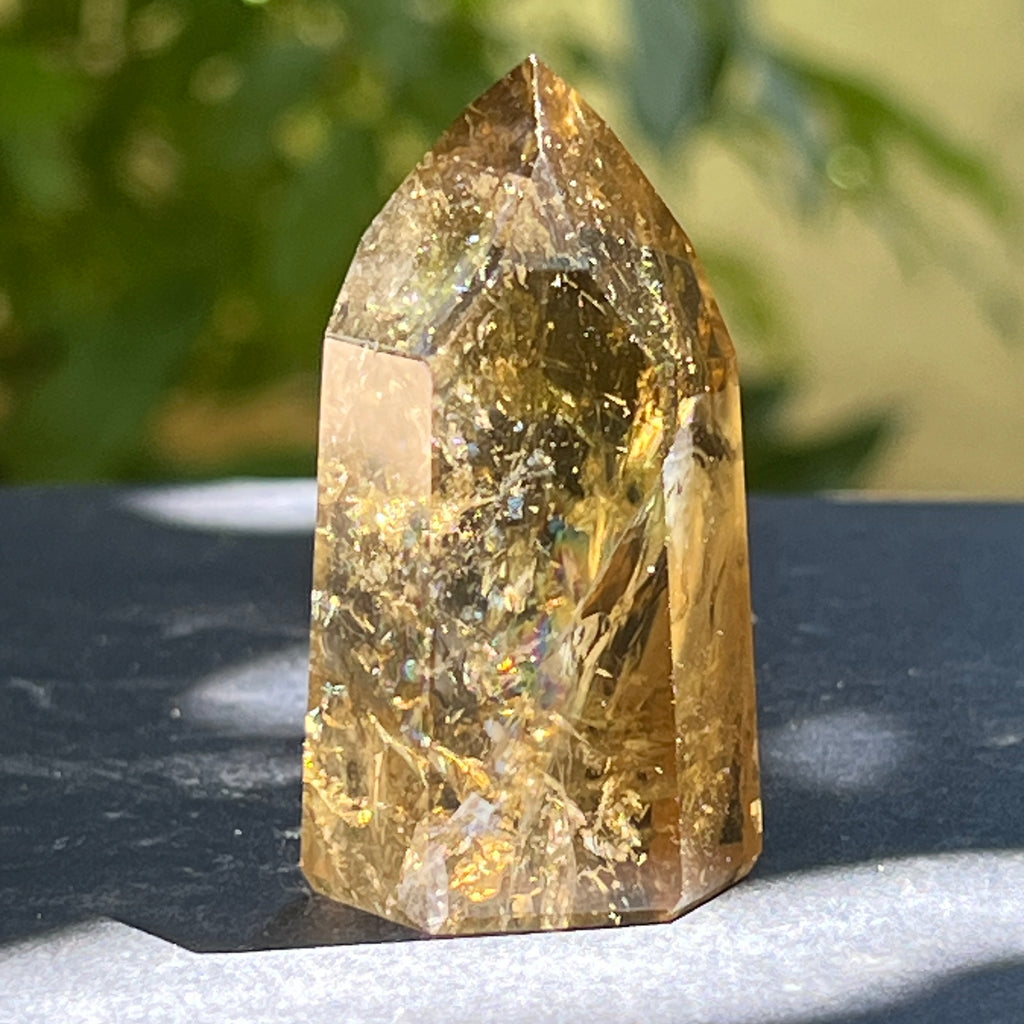 Obelisc citrin Brazilia calitate Extra AAA model 1, pietre semipretioase - druzy.ro 2 