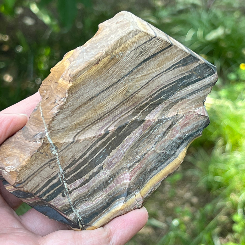 Ochi de tigru piatra bruta model 2, pietre semipretioase - druzy.ro 5 