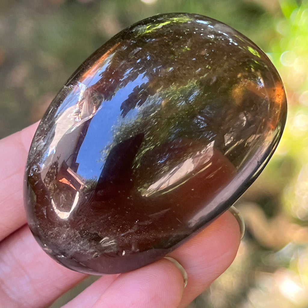 Palmstone cuart fumuriu unicat, model 3, pietre semipretioase - druzy.ro 5 