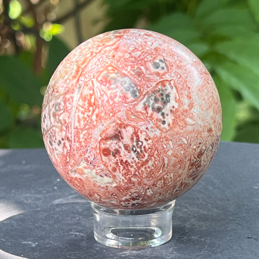 Sfera jasp piele de sarpe din Australia model 5, pietre semipretioase - druzy.ro 9 