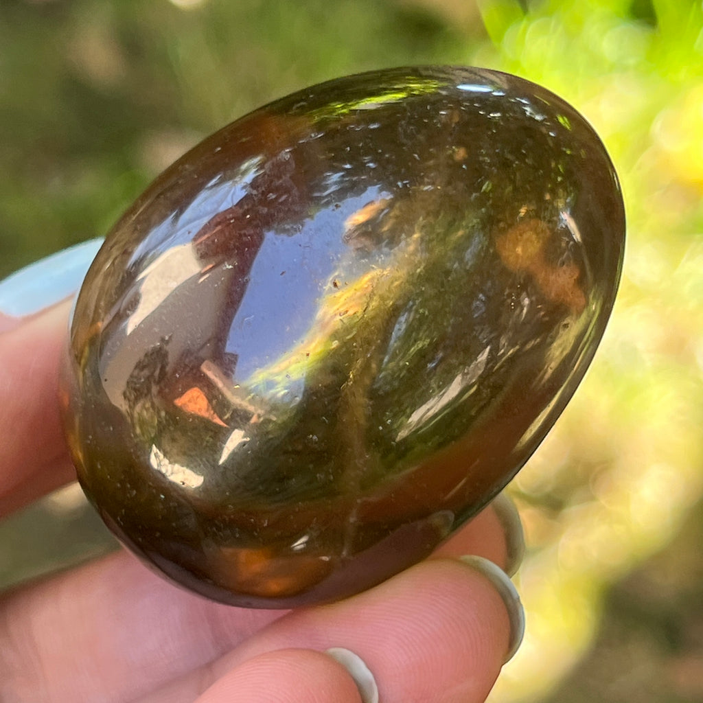 Palmstone cuart fumuriu unicat, model 2, pietre semipretioase - druzy.ro 2 