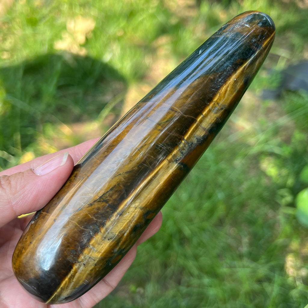 Bagheta masaj ochi de tigru m7, pietre semipretioase - druzy.ro 3 