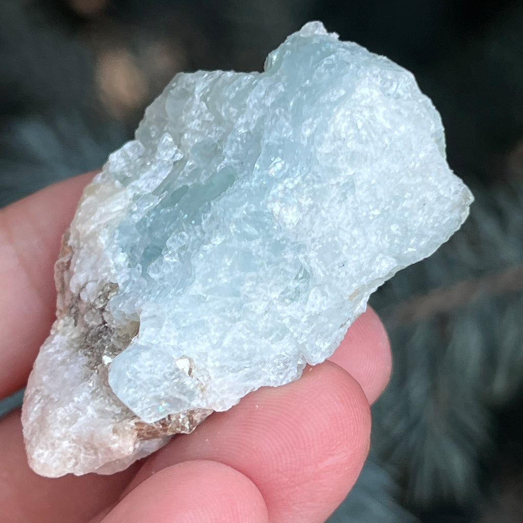 Acvamarin Pakistan piatra bruta model pk14, pietre semipretioase - druzy.ro 2 
