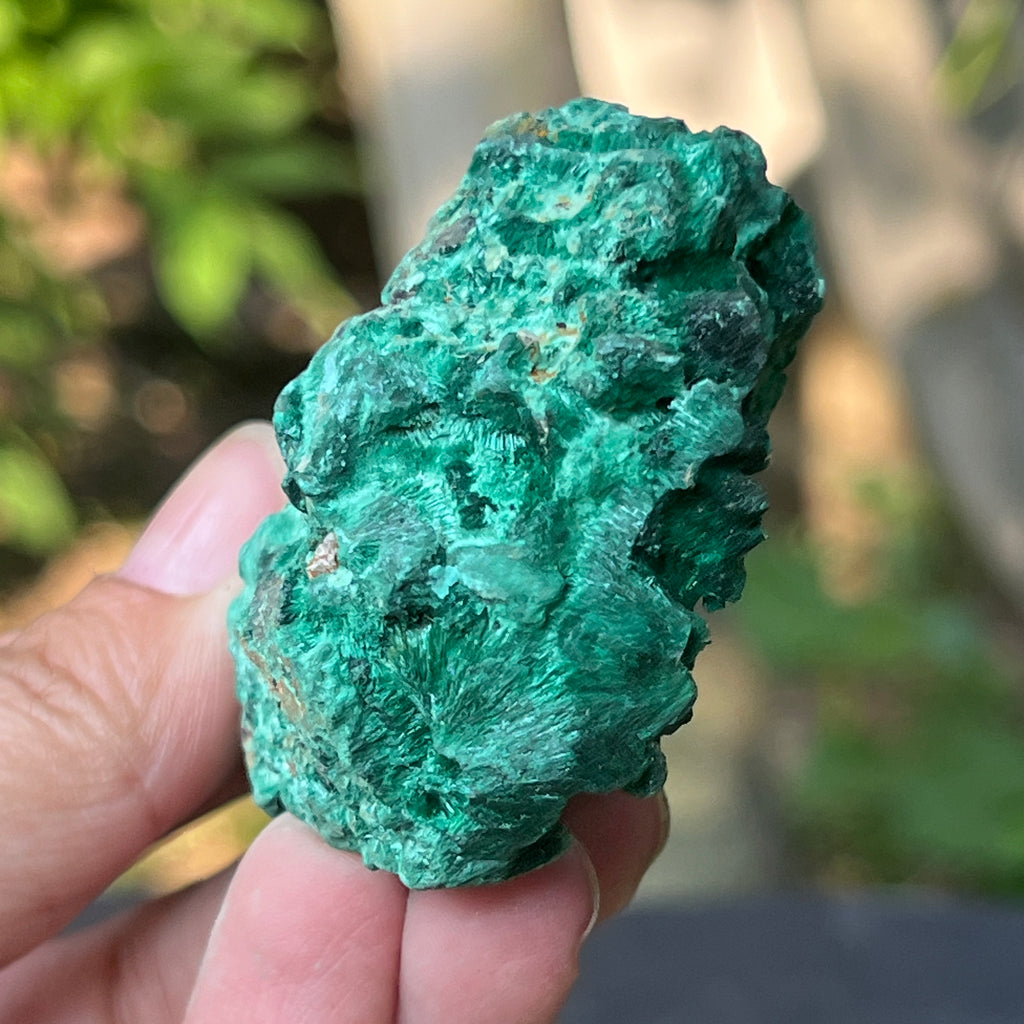 Malachit matasos piatra bruta m14, pietre semipretioase - druzy.ro 7 