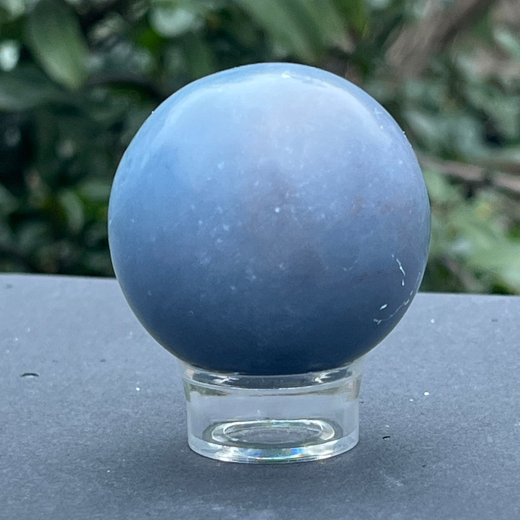 Sfera angelit din Peru model 3, pietre semipretioase - druzy.ro 2 