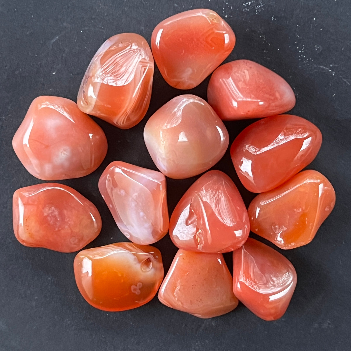 Carneol piatra rulata model 2 – DRUZY