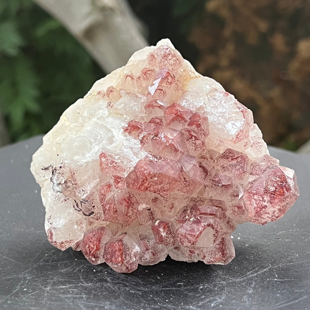 Cluster cuart rosu hematoid m 4a/1, pietre semipretioase - druzy.ro 5