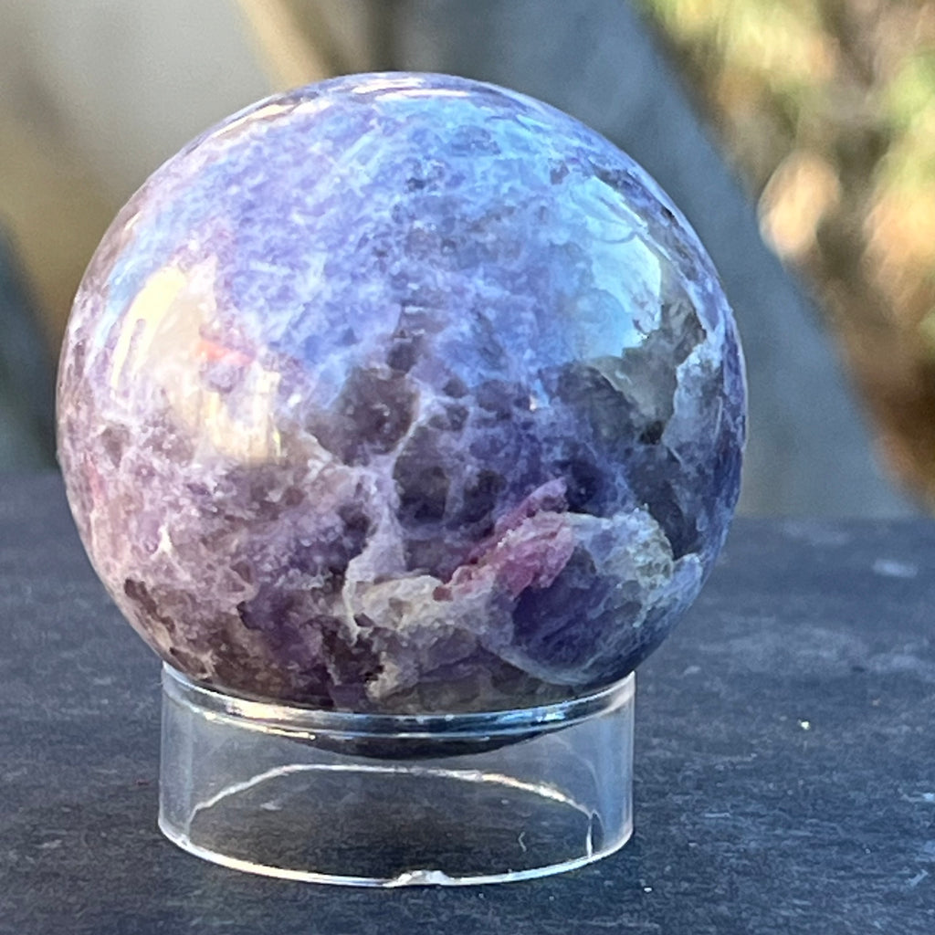 Lepidolit sfera model 9, druzy.ro, cristale 1