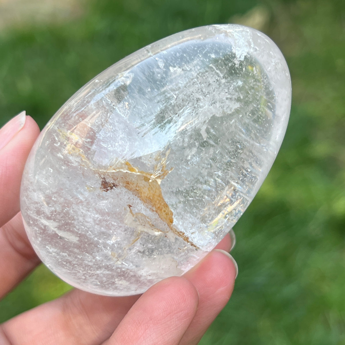 Ou din cuart de stanca/cristal incolor m4 – DRUZY