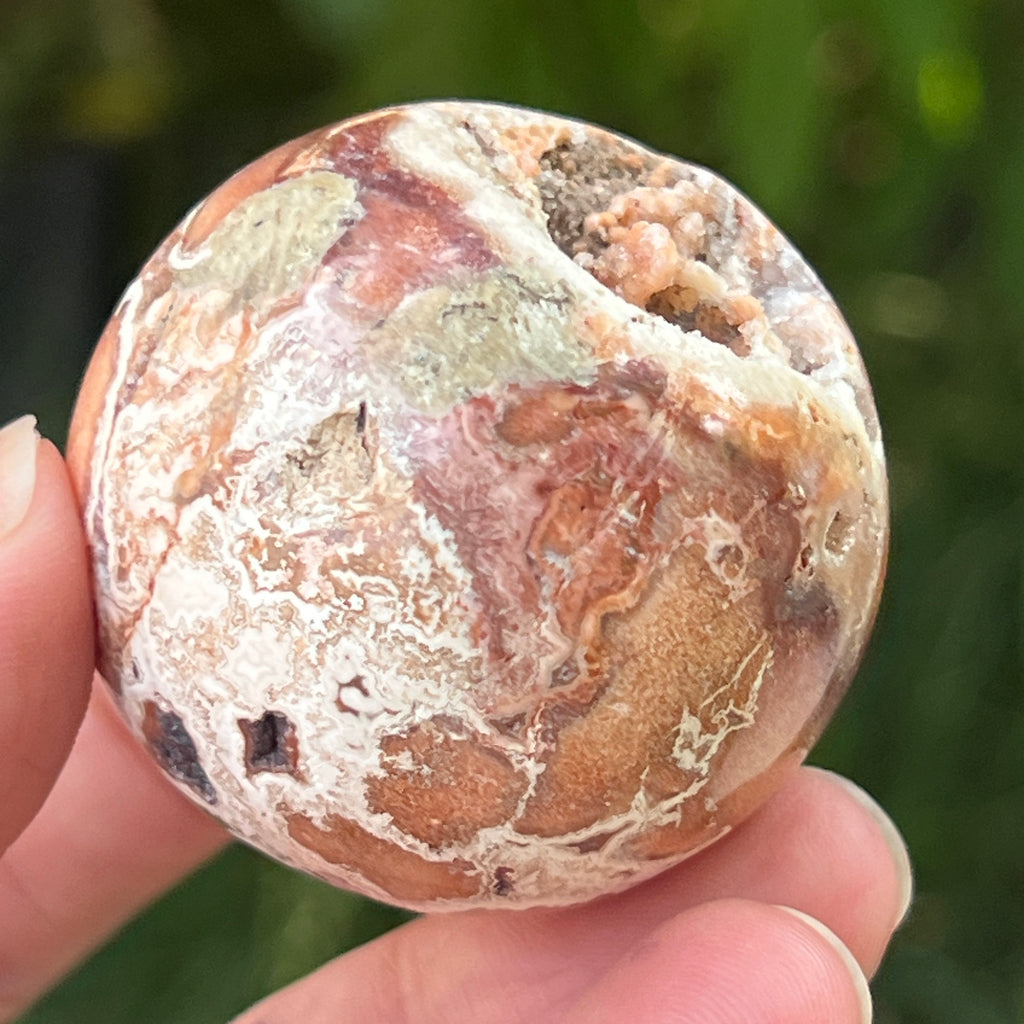 Sfera agat Crazy Lace | Model 5, pietre semipretioase - druzy.ro 13 