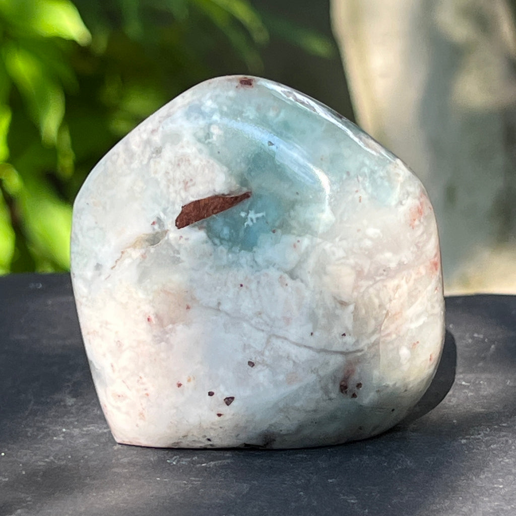 Calcedonie cu crom albastru-verzuie din Zimbabwe -forma libera| Model 5, pietre semipretioase - druzy.ro 4 