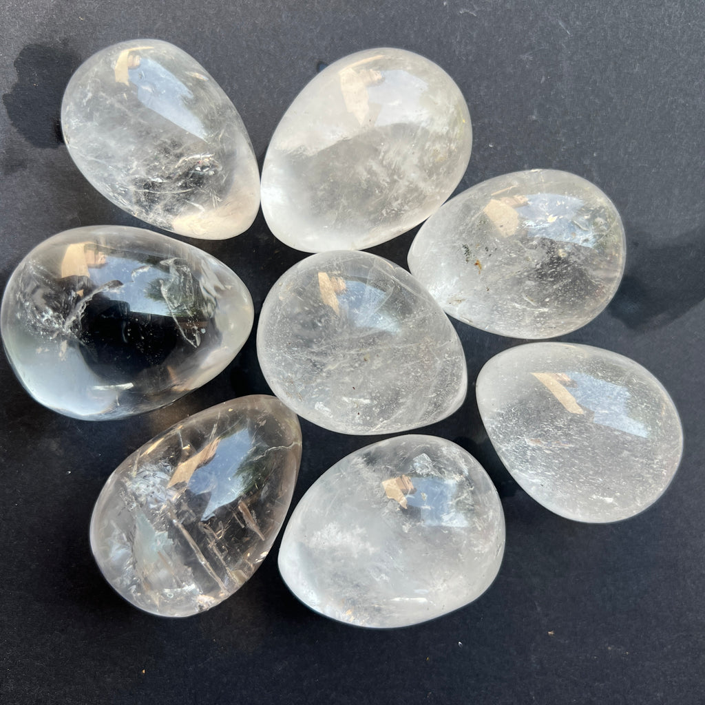 Ou din cuart de stanca/cristal incolor, pietre semipretioase - druzy.ro 3 