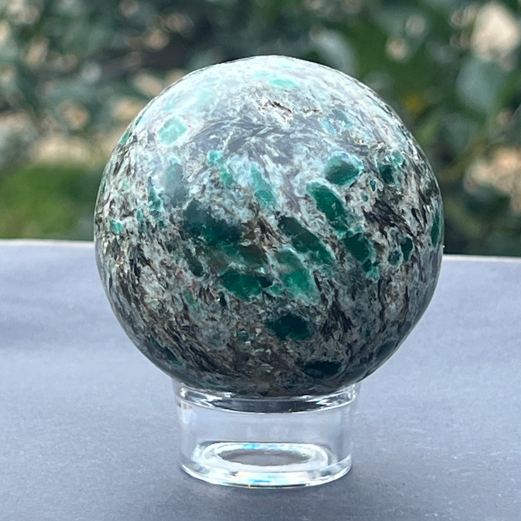 Sfera smarald in matrice model 1, pietre semipretioase - druzy.ro 1 