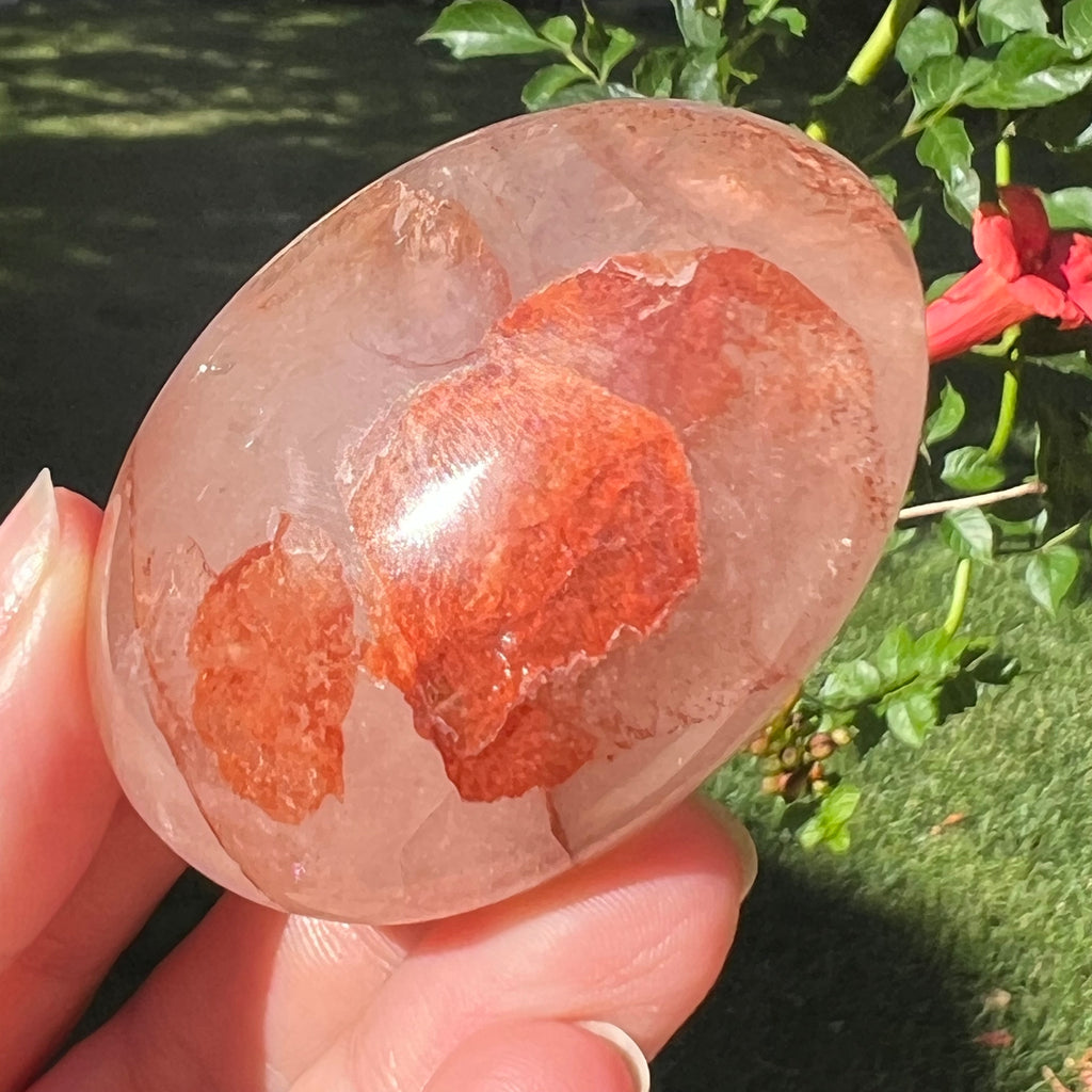Palmstone cuart rosu hematoid Madagascar m3, cuart de foc, pietre semipretioase - druzy.ro 2